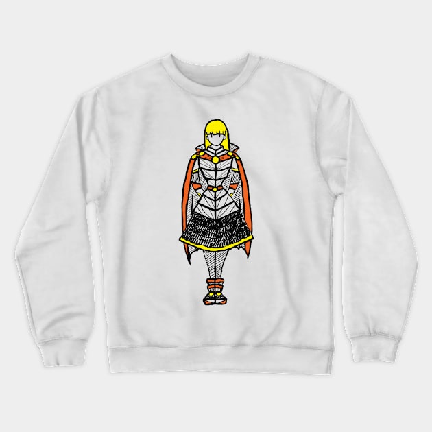 Cute Female Sunlight Paladin Crewneck Sweatshirt by JonGrin